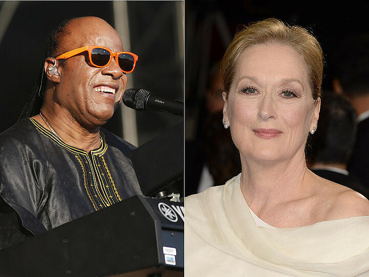 Stevie Wonder und Meryl Streep werden ausgezeichnet