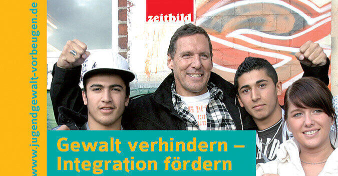 Der Flyer der Aktion mit Schauspieler Ralf Moeller im Mittelpunkt.