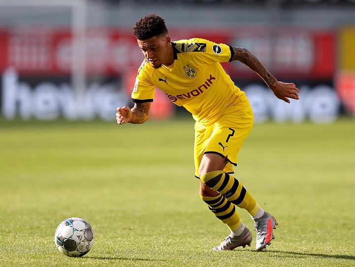 Bekam eine Geldstrafe der DFL: Jadon Sancho von Borussia Dortmund.