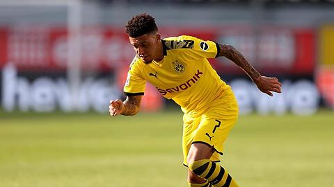 Bekam eine Geldstrafe der DFL: Jadon Sancho von Borussia Dortmund.