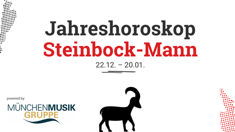 Das Jahreshoroskop 2026 für den Steinbock-Mann.
