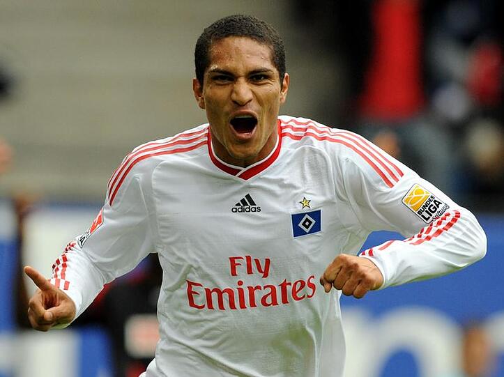 Geht jetzt für den HSV auf Torejagd: Ex-Bayern Stürmer Paolo Guerrero