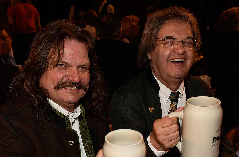 Leslie Mandoki und Helmut Markwort