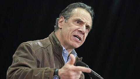 "Ich habe nie jemanden unangemessen berührt", sagt New Yorks Gouverneur Andrew Cuomo.