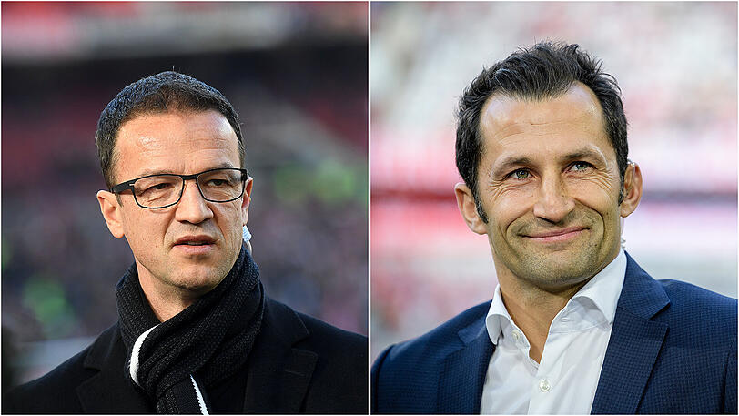 Trafen sich am Montag in Frankfurt: Eintracht-Sportdirektor Fredi Bobic (l.) und sein Münchner Kollege Hasan Salihamidzic.