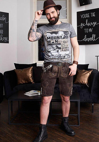 Ausschauen wie der Andi? Kein Problem (Lederhosn: 249 Euro).