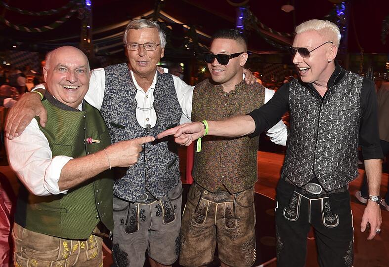 Dr. Axel Munz, Wolfgang Bosbach, Kay One und HP Baxxter
