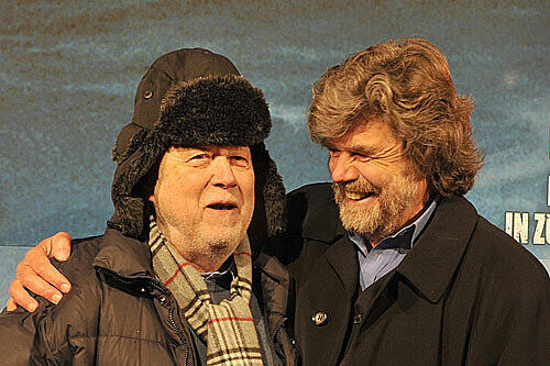 Regisseur Joseph Vilsmaier und Bergsteiger-Legende Reinhold Messner
