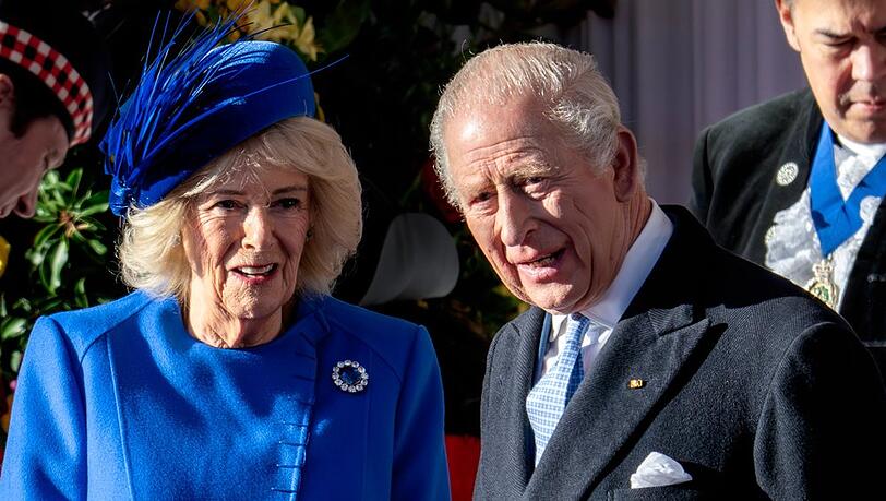 K&ouml;nigin Camilla und K&ouml;nig Charles trauern mit Australien.