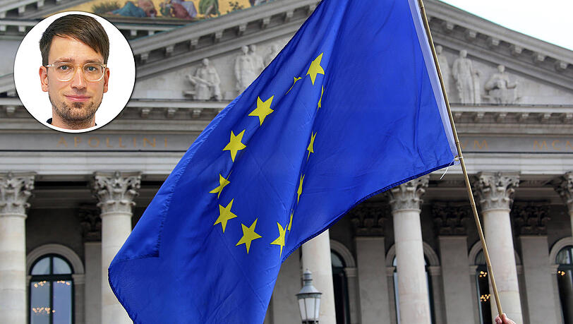 Vor der Europawahl am 26. Mai demonstrieren Münchner Anfang April beim Pulse of Europe für ein geeintes und friedliches Europa auf dem Max-Joseph-Platz Vor der Europawahl am 26. Mai demonstrieren Münchner Anfang April beim Pulse of Europe für ein geeintes und friedliches Europa auf dem Max-Joseph-Platz