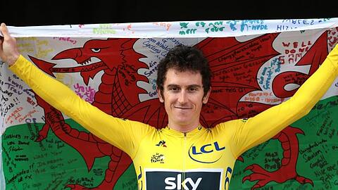 Titelverteidiger mit Formproblemen: Geraint Thomas.