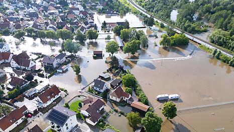 Im Sommer 2024 traf Teile Bayerns Hochwasser mit schweren Sch&auml;den. (Archivbild)