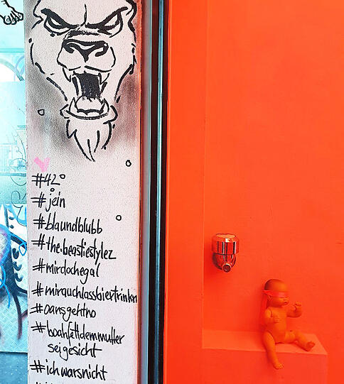 Nur ein Durchgang - und so viel zu entdecken.
