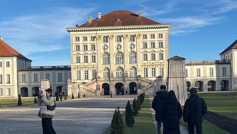 Nur direkt beim Schloss kann flaniert werden.