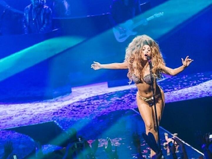 Lady Gaga bei ihrem Auftritt auf dem iTunes-Festival am 1. September
