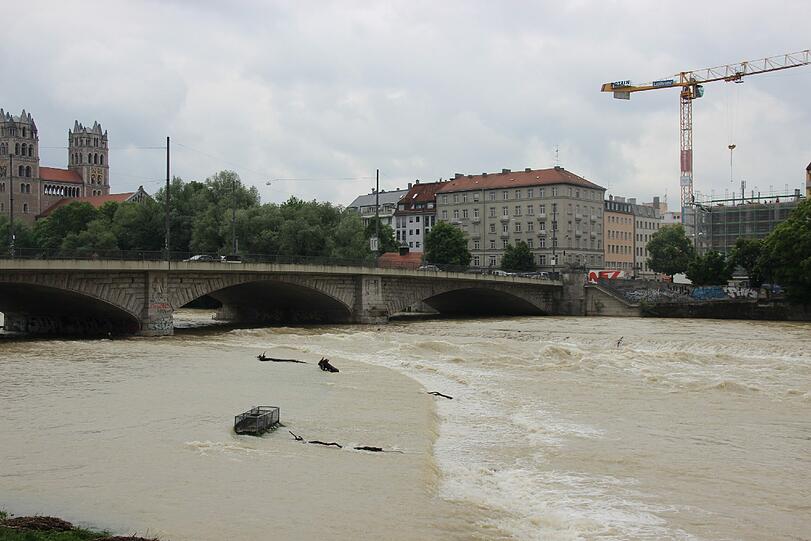 Die Isar führt Hochwasser: Die Bilder!