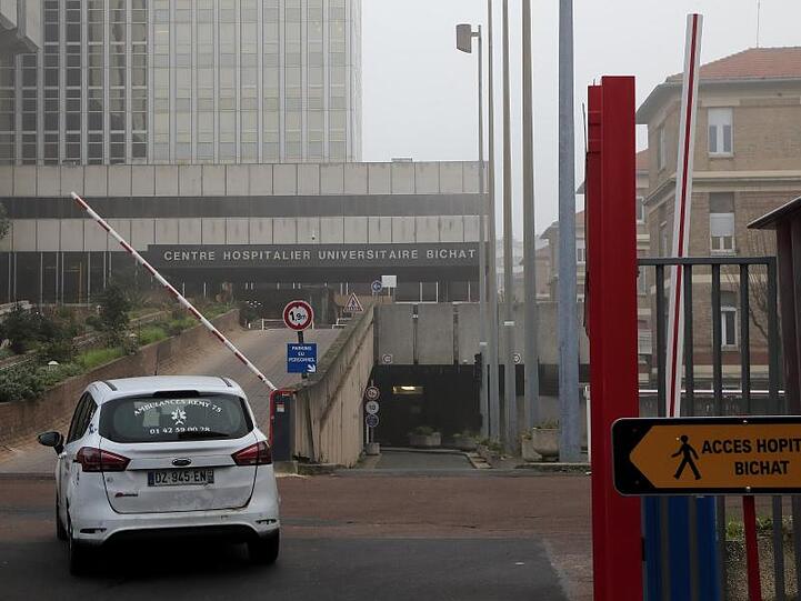 Krankenhaus Bichat in Paris: Als erstes Land in Europa meldete Frankreich drei Patienten mit dem neuen Virus.