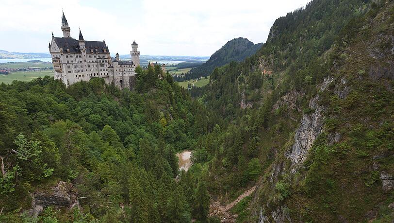 Im Restaurant am Schloss Neuschwanstein kam es zu einem kleineren Brand. (Archivbild)