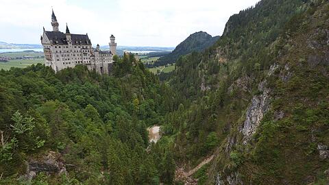 Im Restaurant am Schloss Neuschwanstein kam es zu einem kleineren Brand. (Archivbild)