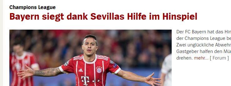 spiegel.de sieht eher die Mithilfe der Spanier als entscheidend an.