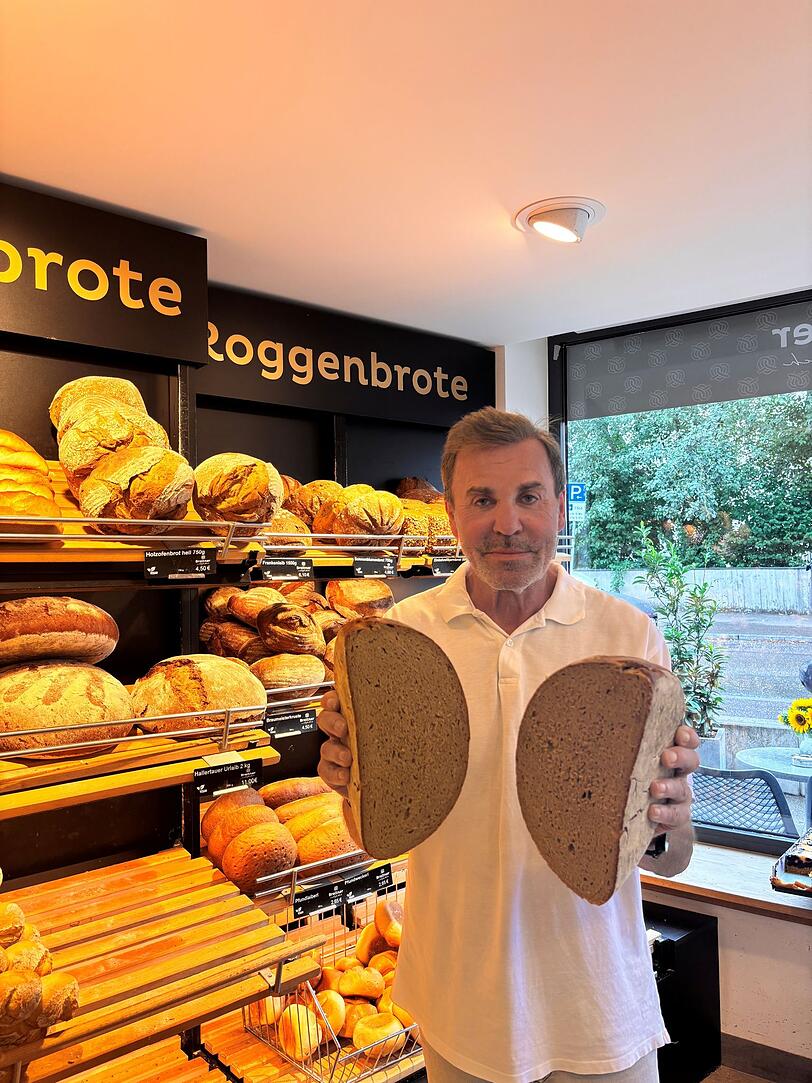 Geteiltes Brot &ndash; kein Gl&uuml;ck: Ein Kunde beschwerte sich bei B&auml;ckermeister Breitner &uuml;ber eine um zehn Gramm zu leichte H&auml;lfte.