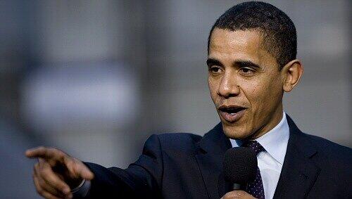 Der Favorit Obama dankt seinen Wählern in Mississippi Der Favorit Obama dankt seinen Wählern in Mississippi