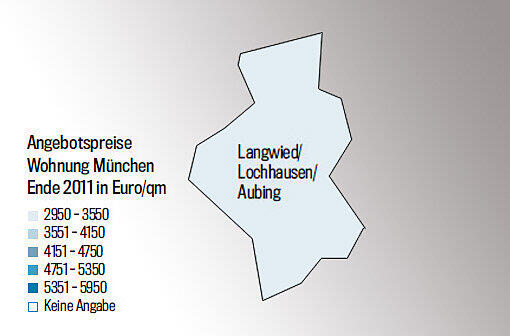 Die Quadratmeterpreise in den Stadtvierteln. Je dunkler das blau, desto teurer die Wohnungen. Alles unter 4000 Euro ist heute günstig. Checken Sie Ihr Viertel. Einfach weiterklicken!