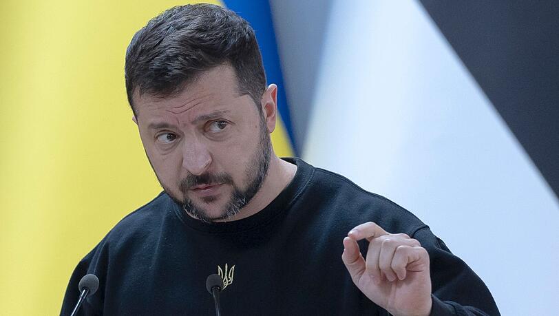 Kommt nach Berlin: Der ukrainische Präsident Wolodymyr Selenskyj.
