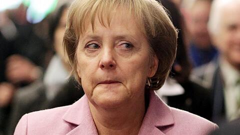 Bundeskanzlerin Angela Merkel schweigt