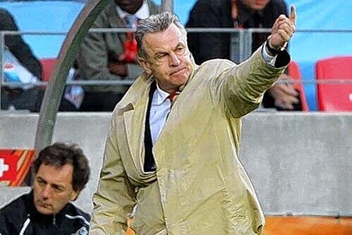 &bdquo;Er macht sich immer Druck&ldquo;: Ottmar Hitzfeld kann mit der Schweiz ins Achtelfinale einziehen.