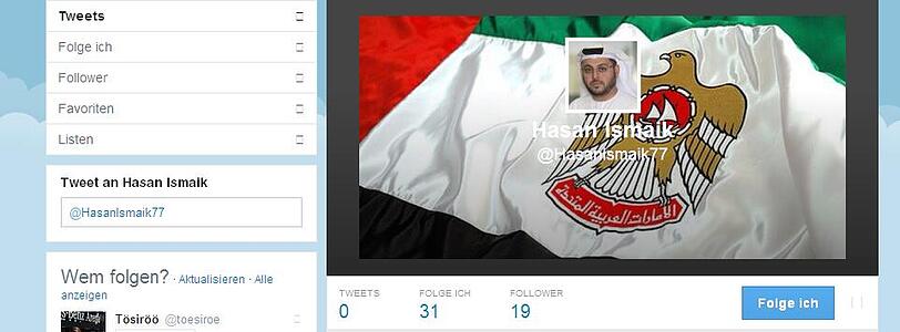 Hasan Ismaik auf Twitter.