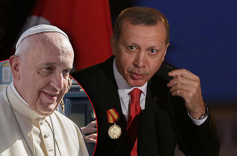 Papst-Besuch in Türkei - Erdogan hetzt gegen Westen