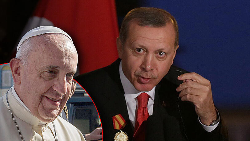 Papst-Besuch in Türkei - Erdogan hetzt gegen Westen Papst-Besuch in Türkei - Erdogan hetzt gegen Westen