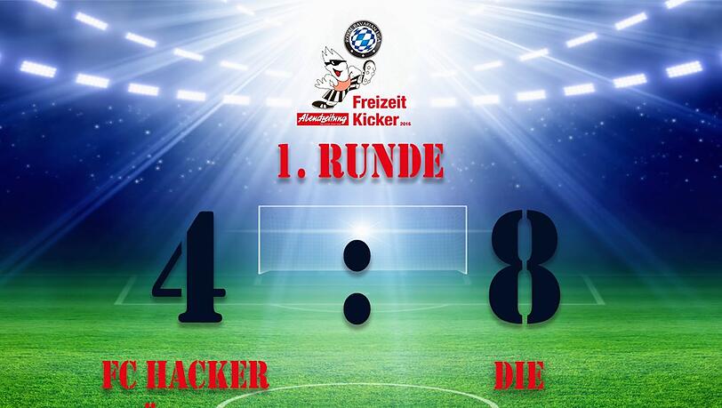 Die Bayerische gewann gegen den FC Hacker München mit 4:8. Die Bayerische gewann gegen den FC Hacker München mit 4:8.