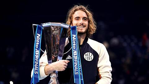 Stefanos Tsitsipas hat zum ersten Mal die ATP Finals gewonnen.