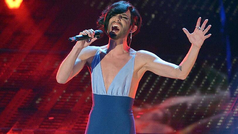 Conchita Wurst beim Musikwettbewerb von Sanremo Conchita Wurst beim Musikwettbewerb von Sanremo
