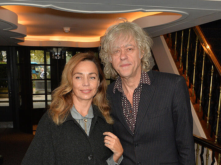 Standen am Samstag vor dem Traualtar: Jeanne Marine und Bob Geldof