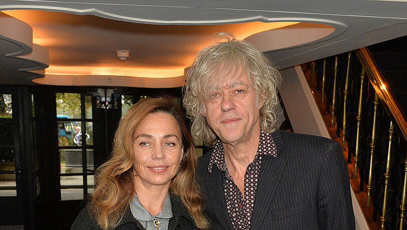 Standen am Samstag vor dem Traualtar: Jeanne Marine und Bob Geldof Standen am Samstag vor dem Traualtar: Jeanne Marine und Bob Geldof