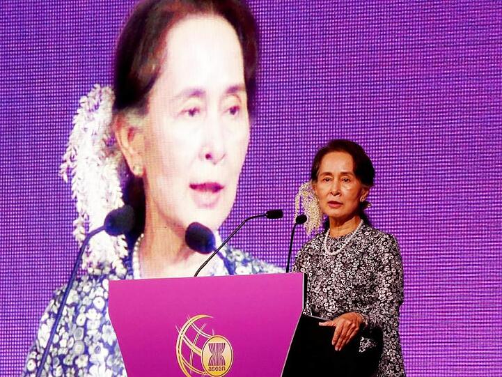 Aung San Suu Kyi, Regierungschefin von Myanmar, ist nicht mehr "Botschafterin des Gewissens".