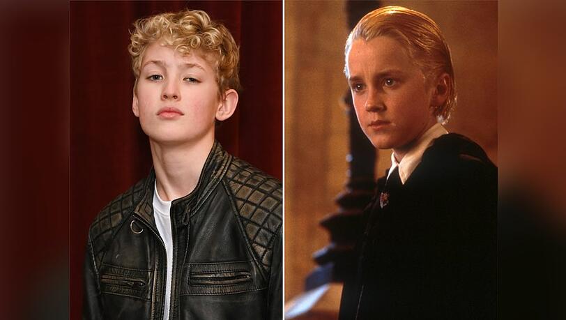 Lox Pratt (l.) spielt in der "Harry Potter" Serie Draco Malfoy, den in den Filmen Tom Felton verk&ouml;rperte.