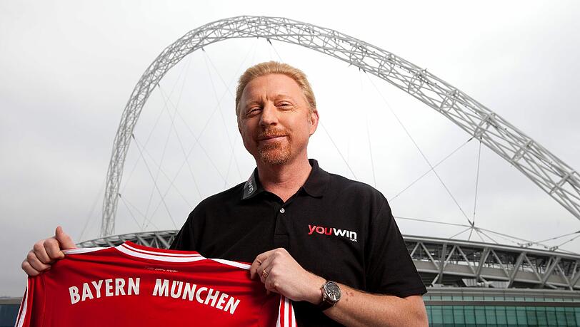 Boris Becker ist Botschafter des Online-Sportwettenanbieters youwin.com, der dort eine spezielle CL-Finalwette anbietet. Boris Becker ist Botschafter des Online-Sportwettenanbieters youwin.com, der dort eine spezielle CL-Finalwette anbietet.
