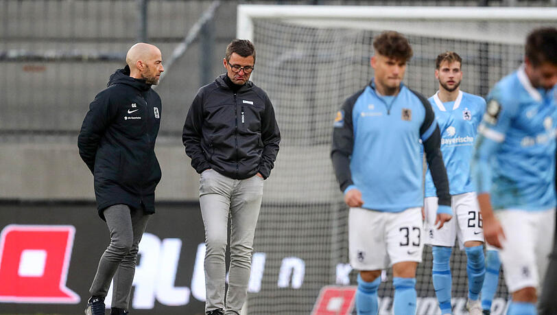 Müssen die Saison mit einem überschaubaren Kader planen (v.l.): Sport-Geschäftsführer Günther Gorenzel und Coach Michael Köllner.