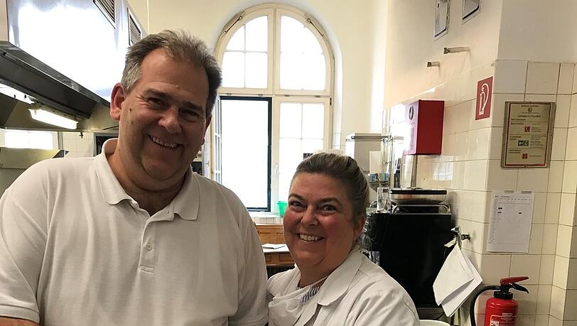 Ludwig Wallner und Gabi Walter. Ludwig Wallner und Gabi Walter.