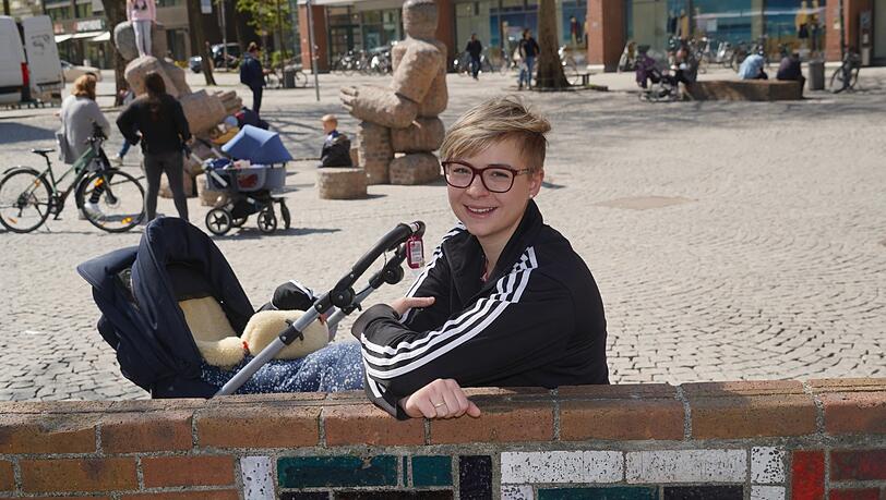 Seija Knorr-Köning am Rotkreuzplatz.