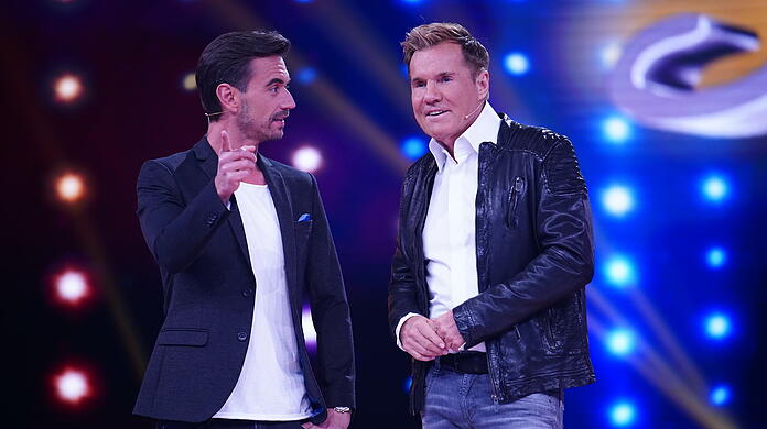 2020 war Florian Silbereisen (l.) Gast-Juror bei DSDS. Damals saß Dieter Bohlen noch fest im Jurysattel.