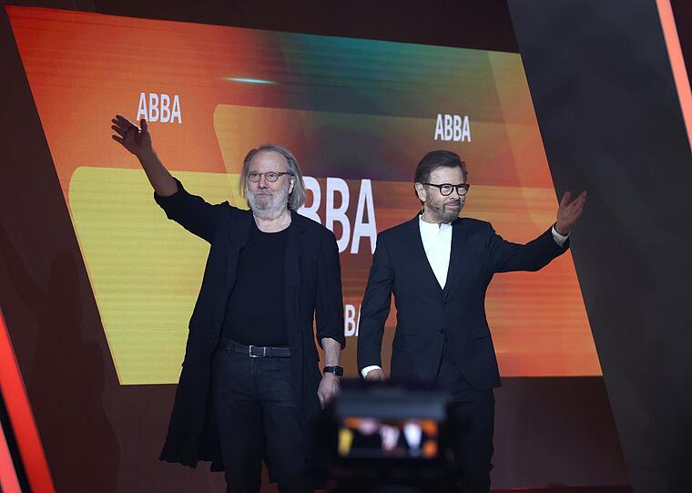 Sie sind (auch) wieder da: Björn Ulvaeus und Benny Andersson (l., Abba).