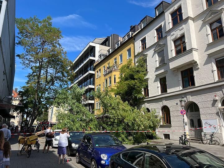 Die Feilitzschstraße ist gesperrt.