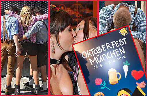 Oktoberfest 2012: Das Münchner Kindl ist wieder auf dem Plakat...