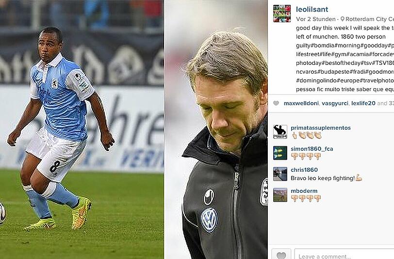 Das Posting von Leonardo auf Instagram.