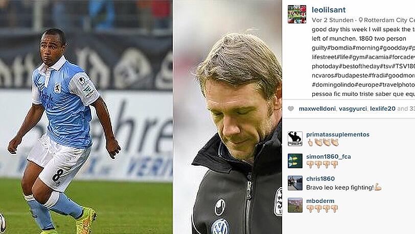Das Posting von Leonardo auf Instagram. Das Posting von Leonardo auf Instagram.